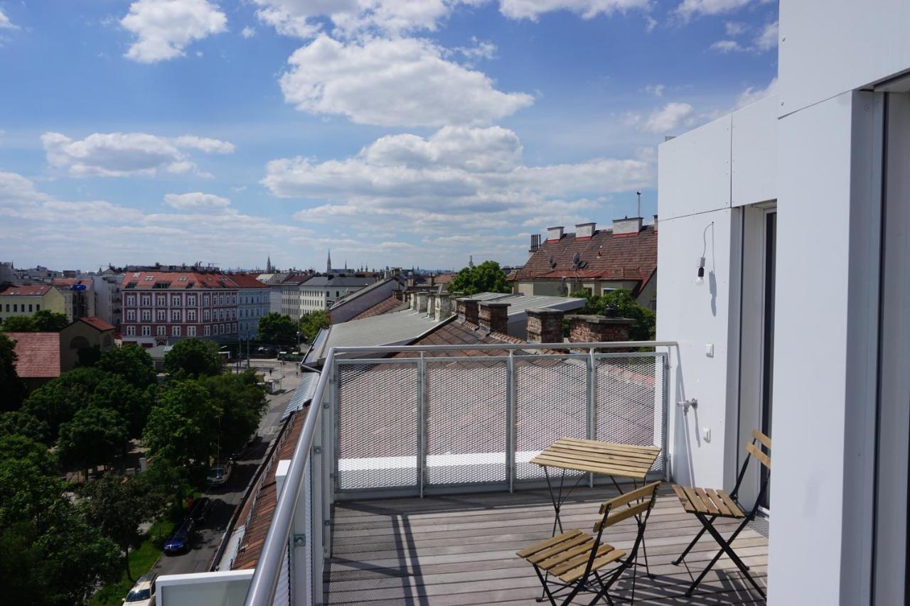 Augartenblick Penthauscombo 15/16 - Blick Zum Riesenrad Appartement Wenen Buitenkant foto