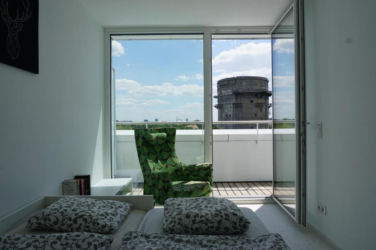 Augartenblick Penthauscombo 15/16 - Blick Zum Riesenrad Appartement Wenen Buitenkant foto